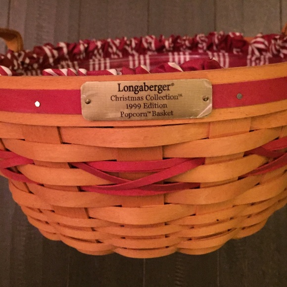 Christmas Collection 1999 Edition Popcorn Basket - Picture 1 of 4